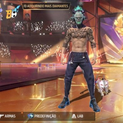 Conta FF Nível 59 | 33 Emotes | Mestre S52