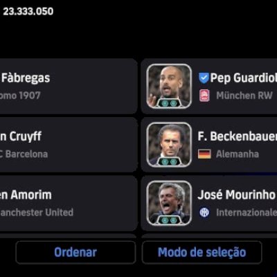 Conta EFoteball META CHEIA DE EPICOS ATUAIS E BIG TIMES únicos.