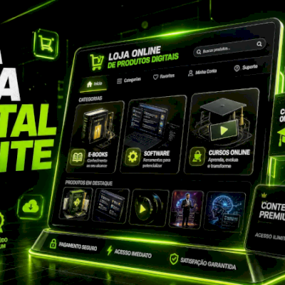 Loja De Produtos Digitais, Automatize e Turbine os Lucros