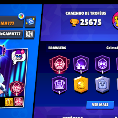Conta BRAWL STARS! Upada