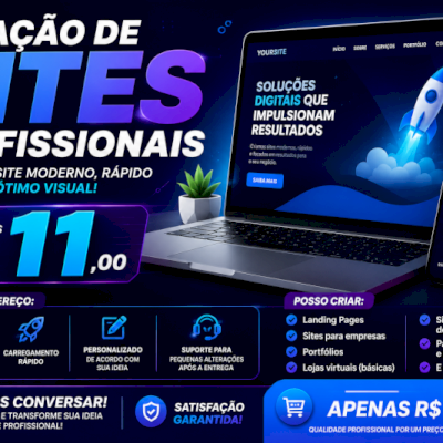 Crio Sites Profissionais E Baratos