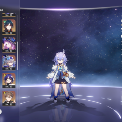 Conta end game star rail com 40 5 estrelas,4 cones assinatura, todos 4 estrela