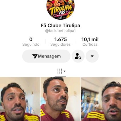 Vendo conta do tik Tok bem engajada 