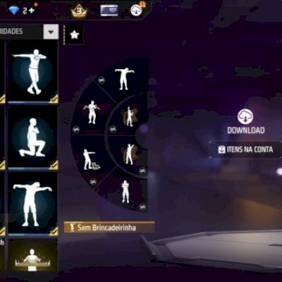 Predestinado,Smoking,calça down,Dunk master, emot sem brincadeirinha,atual passe
