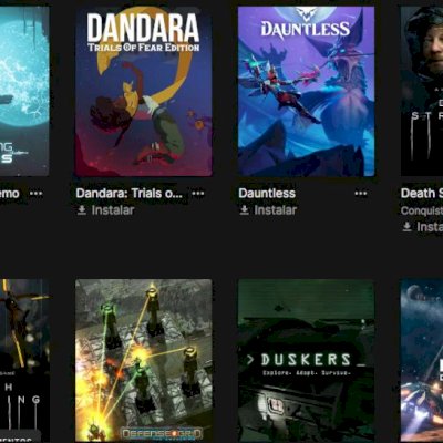Conta Epic Games com vários jogos