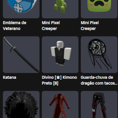 Conta de roblox verificada e com skins