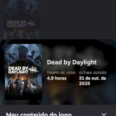 Vendo conta steam com dbd comprado!!!