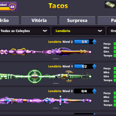 Conta 11 tacos lendários 