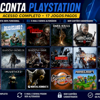 Conta Playstation 