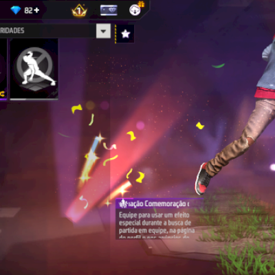 Conta iniciante com emote de entrada + skin de arma