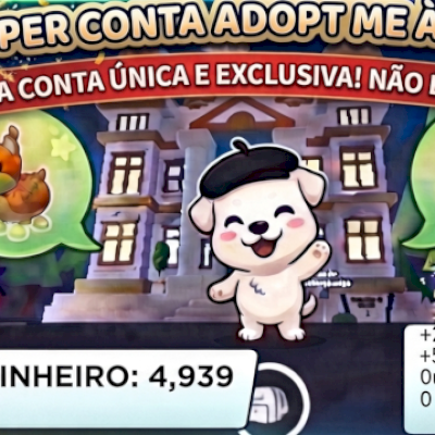 🔥 SUPER CONTA ADOPT ME À VENDA! 🔥 - Repleta de Pets Lendários e Muitos Itens!