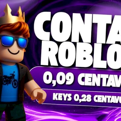Contas Roblox 0,09 Centavos +Brinde Steam Keys 0,28 Centavos | FORNECEDOR