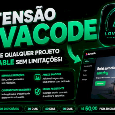 [MELHOR PEÇO!] LOVABLE ILIMITADO - EXTENSÃO LOVABLE ILIMITADO
