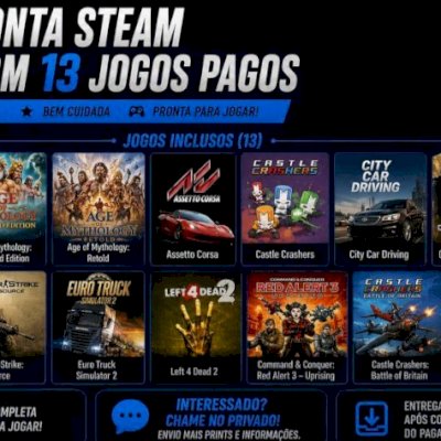 Jogos Steam - Conta privada
