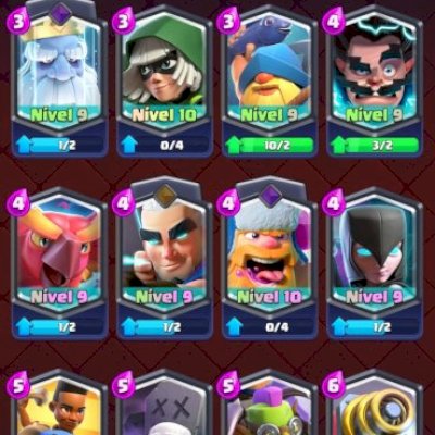 Conta Braw Stars e Clash Royale. 