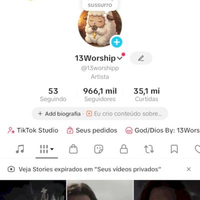 CONTA TIKTOK COM 966MIL SEGUIDORES ( TIKTOK SHOP ATIVO ) 