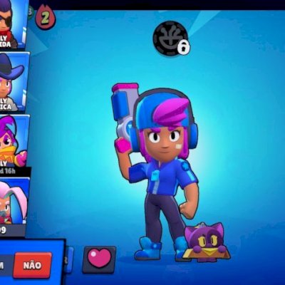 Conta Brawl Stars de 2018 | Shelly Estelar + Virus 8-Bit + darryl MegaCaixa |
