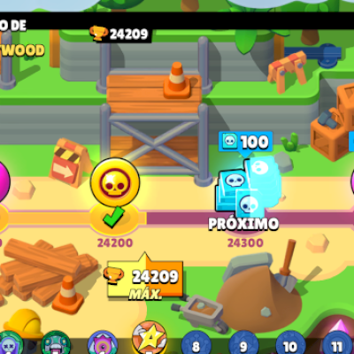 Vendo conta de brawl Star com 81 abraules 42 gemas 24.209 troféus