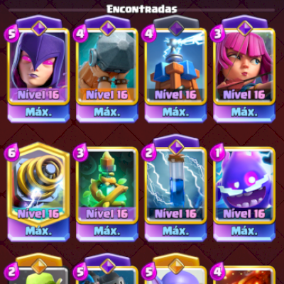 Conta Clash Lv16