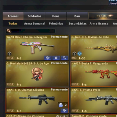 CONTA DE CROSS FIRE 3 VIPS VARIAS VARIANTES COM SPAS 12 GOLD FORTE MZ EMAIL OFF
