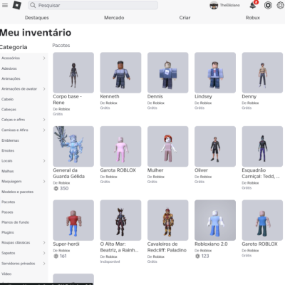 CONTA DE ROBLOX COM BASTANTE ITENS E MUITO ROBUX GASTO!!
