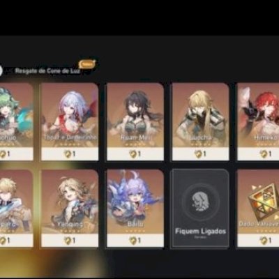 Conta de Honkai Archer e Gilgamesh e uma Moeda Espírito Companheiro Dourado