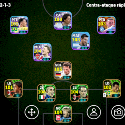 Conta eFootball Mobile 3204 | Elenco Top | Pronta para Divisões