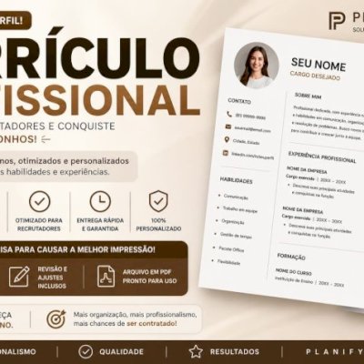 CURRÍCULO PROFISSIONAL POR APENAS R$9,99! COM GARANTIA DE RECRUTAMENTO