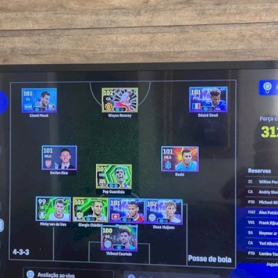 Conta Effotball Muito Boa Barata Com Pep guardiola e Rooney / Ps5 E ps4
