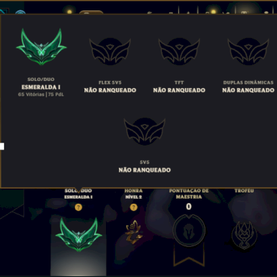 Esmeralda 1 com 55 Champs e 6 Skins