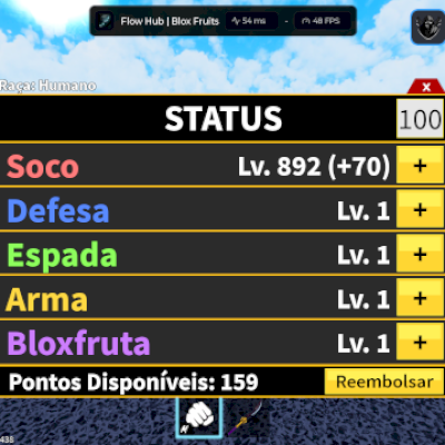 CONTA BLOX FRUITS