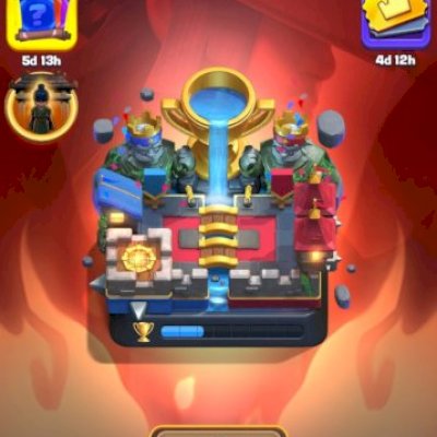 Conta com varias cartas evo +9000 trofeus, level +40 com varias coisas