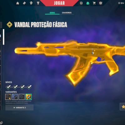 🔥 CONTA VALORANT COMPLETA – 6 VANDALS • 3 FACAS • GHOST SAQUEADORA 🔥