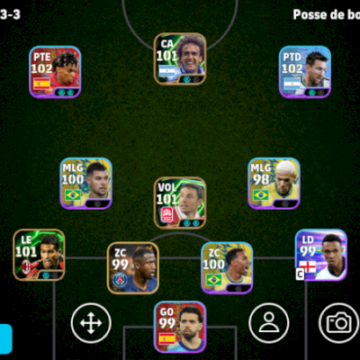 Conta Efootball Força 3094 3 Icons e 2 Showtimes Brabos