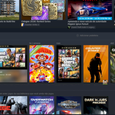 CONTA STEAM COM DIVERSOS JOGOS - ÓTIMO CUSTO-BENEFÍCIO
