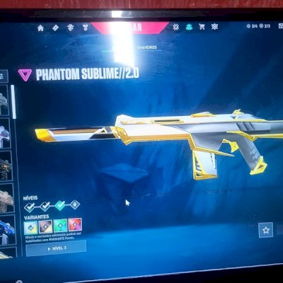 VENDO CINTA DE VALORANT COM SKINS DE ARMA DESCRIÇÃO!