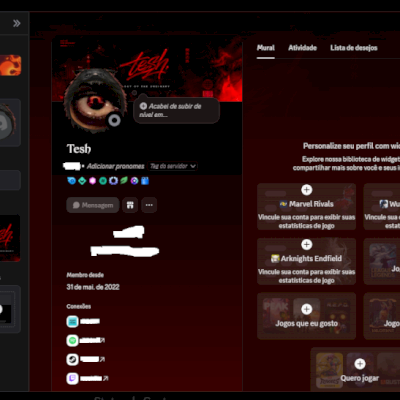 CONTA DISCORD COM 8 BADGES + 42K de Orbs