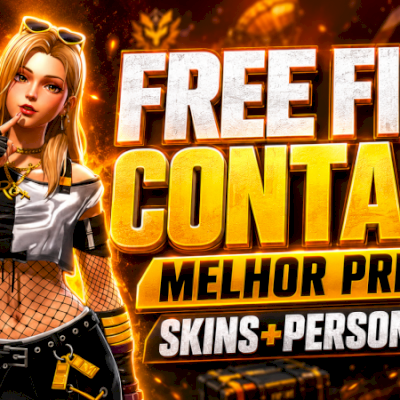 FREE FIRE CONTAS COM SKINS+PERSONAGENS | MELHOR PREÇO | FULL ACESSO!