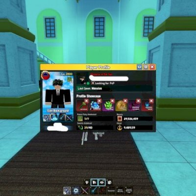 CONTA DE BLOX FRUITS E SKINS DE JOGOS  99.9% COMPLETA