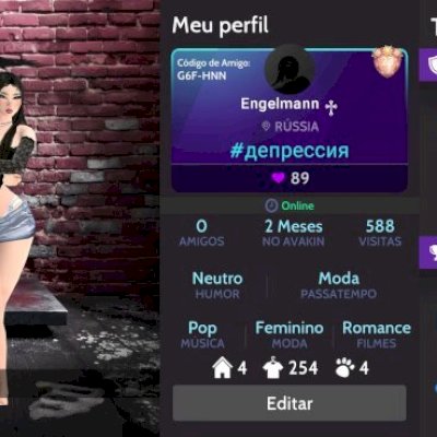Conta Feminina Lv. 23