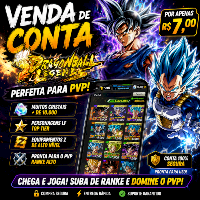 Contas metas pronta para pvp