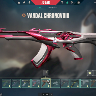 CONTA DE VALORANT COM PRIMEIRO PASSE E MUITAS SKINS DIVERSIFICADAS DE ARMAS