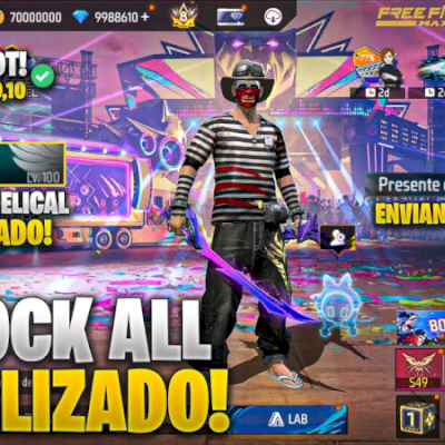 Free Fire todas as skins liberadas