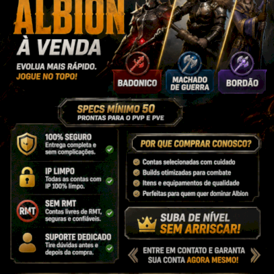 Conta Albion - Spec em Badonico