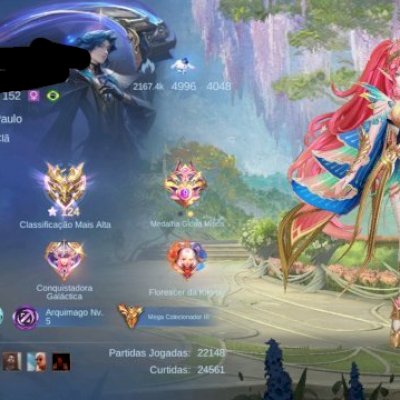 Conta com muitas skins femininas