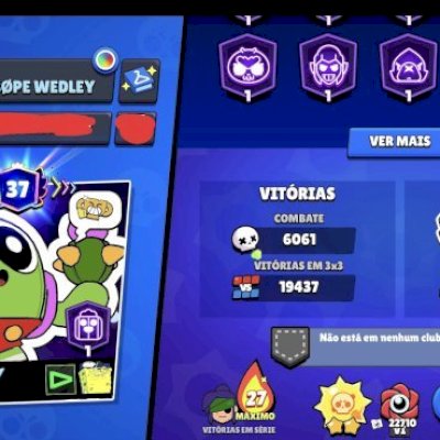 Conta rara de Brawl stars (2020) com todos os brawlers e diversas skins
