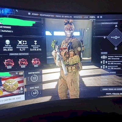 UPO SUA CONTA DE BATTLEFIELD 6, A QUALQUER NIVÉL OU ARMA QUE VC DESEJAR