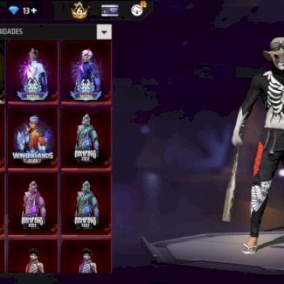 🔥CONTA GEMADA COM SKIN DE PARCEIRAS E MUITO MAIS🔥