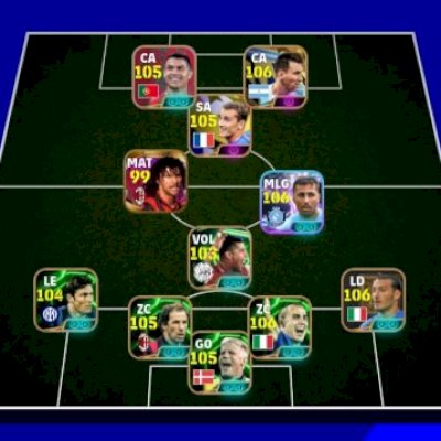 Conta de Efootball muito com elenco bom 