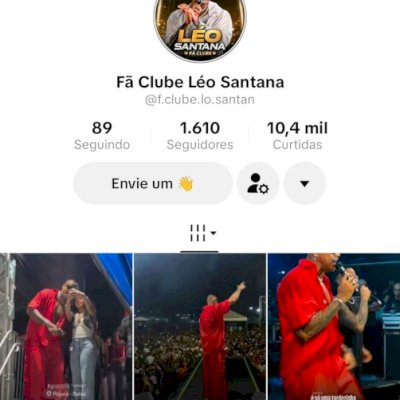 Vendo conta do tik Tok bem engajada,